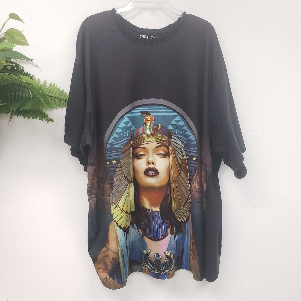 Ecko Unlimited Tattooed Egyptian Queen Graphic T Shirt Size 4XD